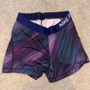 Nike Purple Patterned  Pro Spandex Photo 0