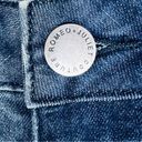 Romeo + Juliet Couture  Size Medium Raw Hem Dark Blue Denim Wash Jeans 5 … Photo 6