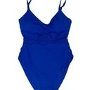 ANDIE  Swim Lapis Blue Purple Samoa Cut Out One Piece Swimsuit Sz M NWT Photo 4