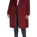 City Chic  So Sleek Shawl Collar Belted Pea Coat in Ruby Red Size XL US 22W  NWT Photo 7