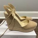 Jessica Simpson ZILKIO Beige Espadrille Wedge Sandal Size 10 Photo 5