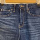 No Bo  High Rise Dark Wash Rolled Hem Stretch Denim Jean Shorts Size 7 Photo 2