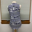 Max jeans  NWT blue & white striped sleeveless button down top Size XS Photo 3