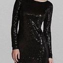 Kensie  Sparkly Black long sleeve Party Dress /Cocktail dress Size small Photo 0