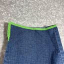 Quacker Factory  Plus Size Medium Wash Pull On Capri Jeans - Size 3X - Green Trim Photo 2