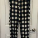 NWT Como Blu Black and White Checkered Matching Sleep Set Size XL Photo 2