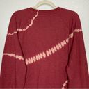 Sonoma  Red Tie Dye Crewneck Long Sleeves Sweatshirt Photo 6