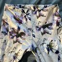 Gottex Women's X- Floral Tropical Purple Pocket GYM Leggings Size Large EUC #2938 Photo 2