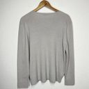 MM.LaFleur  Large L Pullover Wool Blend Sweater Light Gray Photo 4