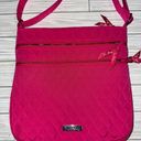 Vera Bradley  Quilted Fushia Pink Large Crossbody Purse Women’s Bag Photo 1