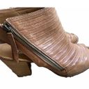 Paul Green  Cayanne tan leather stacked heel open toe bootie womens 9 Photo 0