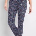 Gap  SKINNY ANKLE PANT NAVY BLUE FLORAL PRINT SPRING SUMMER PIXIE SKINNY PANTS 0 Photo 0