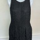 Oleg Cassini BLACKTIE by  Black Beaded sleeveless racer back dress SZ 4 GORGEOUS! Photo 0