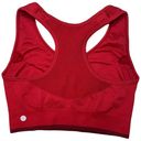 Zella  Yoga +Studio Seamless Racerback Athletic Sports Bra Red S Photo 5