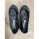 Lower East Side Vintage Y2K  Black Slip On Mary Jane Ballet Flats Sz 8.5 W Photo 10