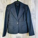 Anne Klein  Suit Size 2P Black Jacket w/Turn Clasp Closure Lined w/Should… Photo 0