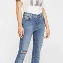 Anthropologie We The Free People Sz 24 Great Heights Fray Fringe Distressed Skinny Jeans T206 Photo 0