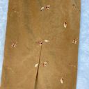 Coldwater Creek Retro  Brown Embroidery Bohemian Maxi Minimalist Skirt Photo 3