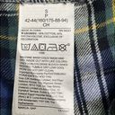 Gap  body flannel blue green plaid button down long sleeve shirt & pants pajamas Photo 2