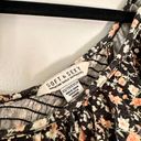 American Eagle Black Floral Top And Maxi Skirt Set Photo 2