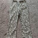 Tuckernuck  Women’s Cheetah Print Pants Elastic Waist Pull On Side Zip Medium Photo 2