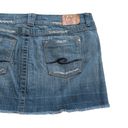 Candie's  Distressed Light Wash Y2K Denim Jean Mini Skirt Size 13 Junior Photo 6