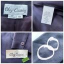 Oleg Cassini  Wool Suit Blazer Jacket Purple Size 10 Vintage Rare Workwear NWT Photo 5