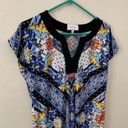 Laundry by Shelli Segal  Sheath Floral Dress Cap Sleeve Stretchy Photo 1