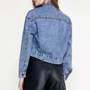 Vintage Blue J.ING  Light Weight Crop Denim Jacket Photo 6