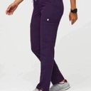 FIGS  Purple Yola Buttons Scrubs Pants Size medium Photo 0