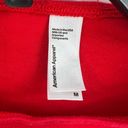 American Apparel  Red Long Sleeve Bodysuit Size Medium Photo 2