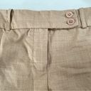 BCBG Maxazria Diana Tan Straight Through Knee-Length Shorts Women Sz 4 96% Wool Photo 3