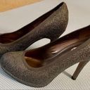 Loft Ann Taylor  shimmering platform heels size 8. Excellent Condition.Beautiful‍ Photo 3