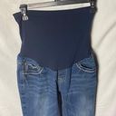 indigo. Blue Maternity Jeans Decorative Back Pockets Sm Photo 2