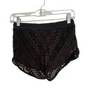 Women's Swim Shorts Zonsaoja Size Small Black Lace Over Swim Bottoms NWT Photo 2