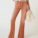 Pilcro 🌞  x Anthropologie The Low Rise Icon Flare Jeans in Bronze Photo 0