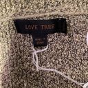 Love Tree  Loose Knit Oatmeal Cardigan One Eye Hook Closure Soft - size S Photo 1