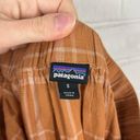 Patagonia  Lightweight A/C Long Button Front Checkered Hemp Cotton Casual Skirt Photo 7