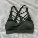 Victoria Sport Victoria's Secret Green Criss Cross Sports Bra Photo 1