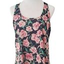Collective Concepts  Womens Floral Back Zip Racerback Tank Top Multicolor Small Photo 0