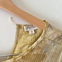 Pilcro ANTHROPOLOGIE  Yellow Sequin Tech Top Size XXS / XS Photo 5