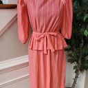 PINK - Victoria's Secret Pink Striped Crew Neck Vintage Casual Dress Photo 1