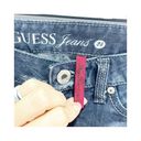 Guess  Womens Size 24 Dark Wash Low Rise FOXY FLARE JEANS Denim Jeans Distress Photo 2