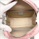 MCM  New Mini Half Moon Top Handle Satchel Purse Soft Pink Logo Crossbody… Photo 4