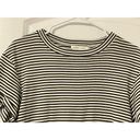 Bohme  Green White Striped Hi Low T-Shirt Size Small Photo 1