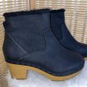 Style & Co Townaa Winter Faux Fur Ankle Boots Black Side Zip Closure Photo 2