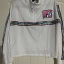 MTV Brand Vintage 2019 MTV  Juniors 15/17 Long Sleeve Cropped Shirt NWT Photo 0