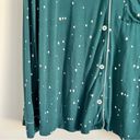 Eberjay Eberjey Women’s Green Long Sleeve Button Front Pajama Top Small Photo 1