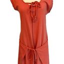 Ethos  French Organic Cotton wrap dress, Size XL, color Saffron. NWT Photo 0