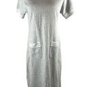 Coldwater Creek  90s Mom Esthetic Midi Sweatshirt Jersey Style Cotton Dress PM Photo 1